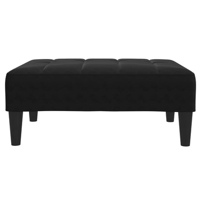 2-Personers Sovesofa Med Fodskammel Velour