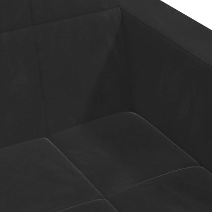2-Personers Sovesofa Med Fodskammel Velour