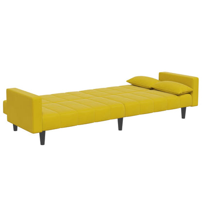 2-Personers Sovesofa Med Fodskammel Velour