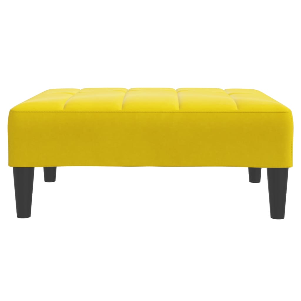 2-Personers Sovesofa Med Fodskammel Velour
