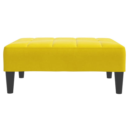2-Personers Sovesofa Med Fodskammel Velour