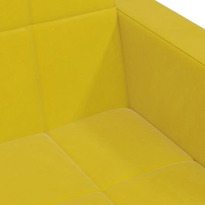 2-Personers Sovesofa Med Fodskammel Velour