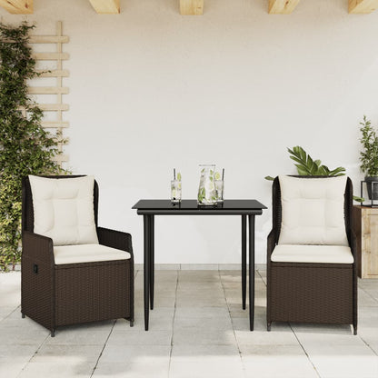 Spisebordssæt Til Haven 7 Dele Med Hynder Polyrattan