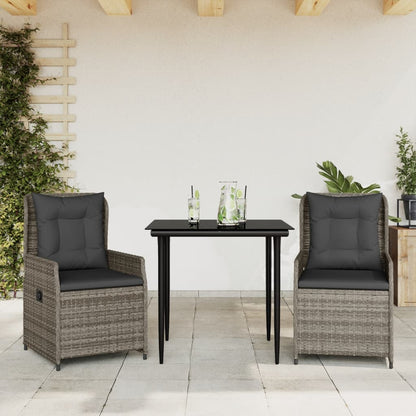 Spisebordssæt Til Haven 7 Dele Med Hynder Polyrattan