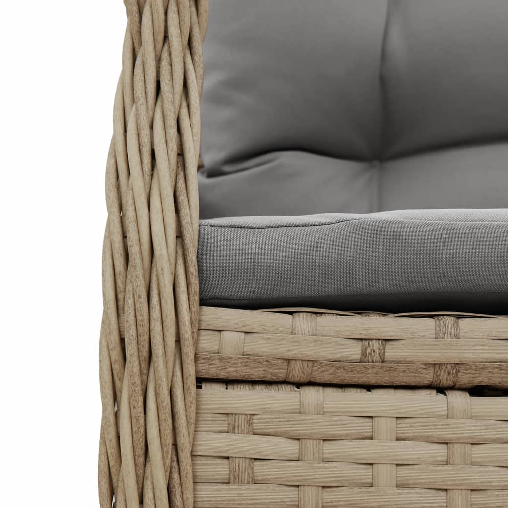 Spisebordssæt Til Haven 7 Dele Med Hynder Polyrattan