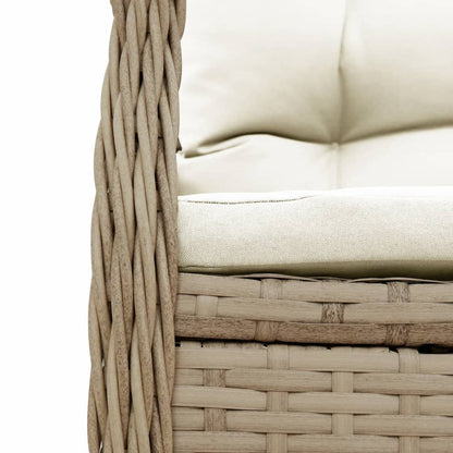 Spisebordssæt Til Haven 3 Dele Med Hynder Polyrattan