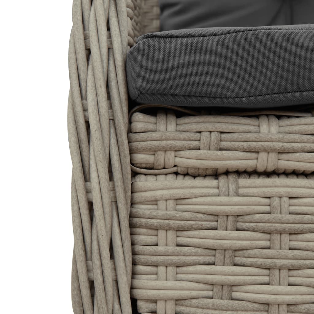 Spisebordssæt Til Haven 7 Dele Med Hynder Polyrattan