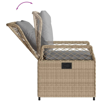 Spisebordssæt Til Haven 5 Dele Med Hynder Polyrattan
