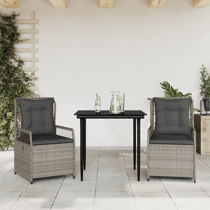 Spisebordssæt Til Haven 9 Dele Med Hynder Polyrattan