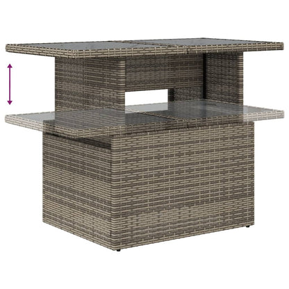 Havesofasæt Med 10 Dele Og Hynder Polyrattan - Billede 6