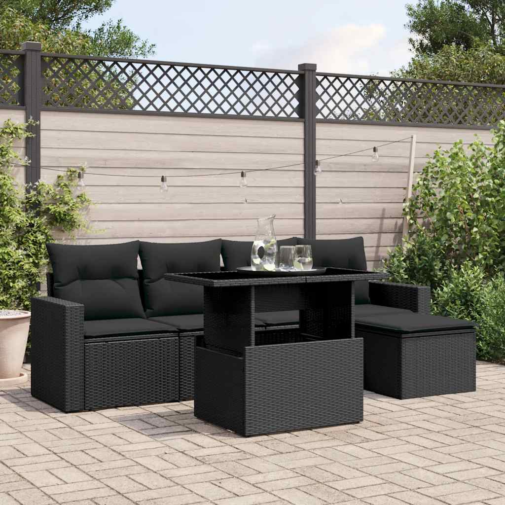 Sofasæt Til Haven 6 Dele Med Hynder Polyrattan - Variant 3267235