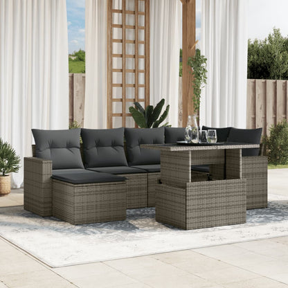 Sofasæt Til Haven 7 Dele Med Hynder Polyrattan - Variant 3267420