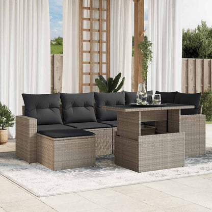 Sofasæt Til Haven 7 Dele Med Hynder Polyrattan - Variant 3267422