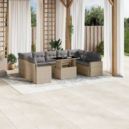 Sofasæt Til Haven 10 Dele Med Hynder Polyrattan - Variant 3267479