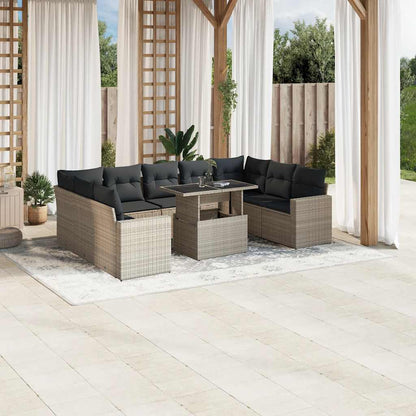 Sofasæt Til Haven 10 Dele Med Hynder Polyrattan - Variant 3267482