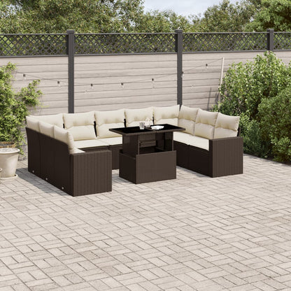 Sofasæt Til Haven 10 Dele Med Hynder Polyrattan - Variant 3267483