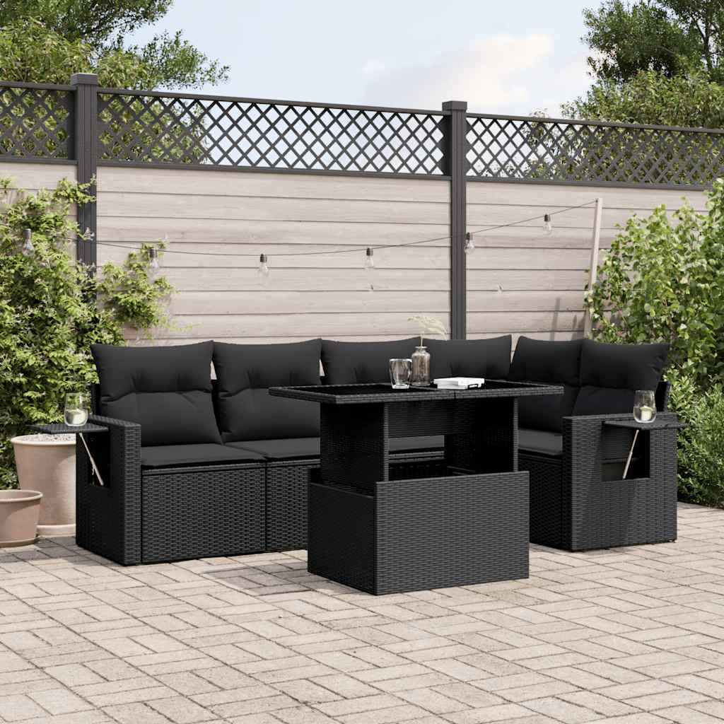 Sofasæt Til Haven 6 Dele Med Hynder Polyrattan - Variant 3267885