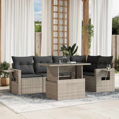 Sofasæt Til Haven 6 Dele Med Hynder Polyrattan - Variant 3267892