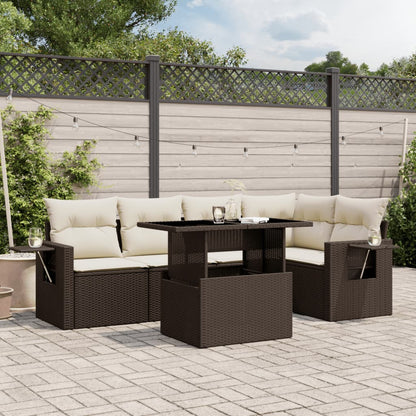 Sofasæt Til Haven 6 Dele Med Hynder Polyrattan - Variant 3267893