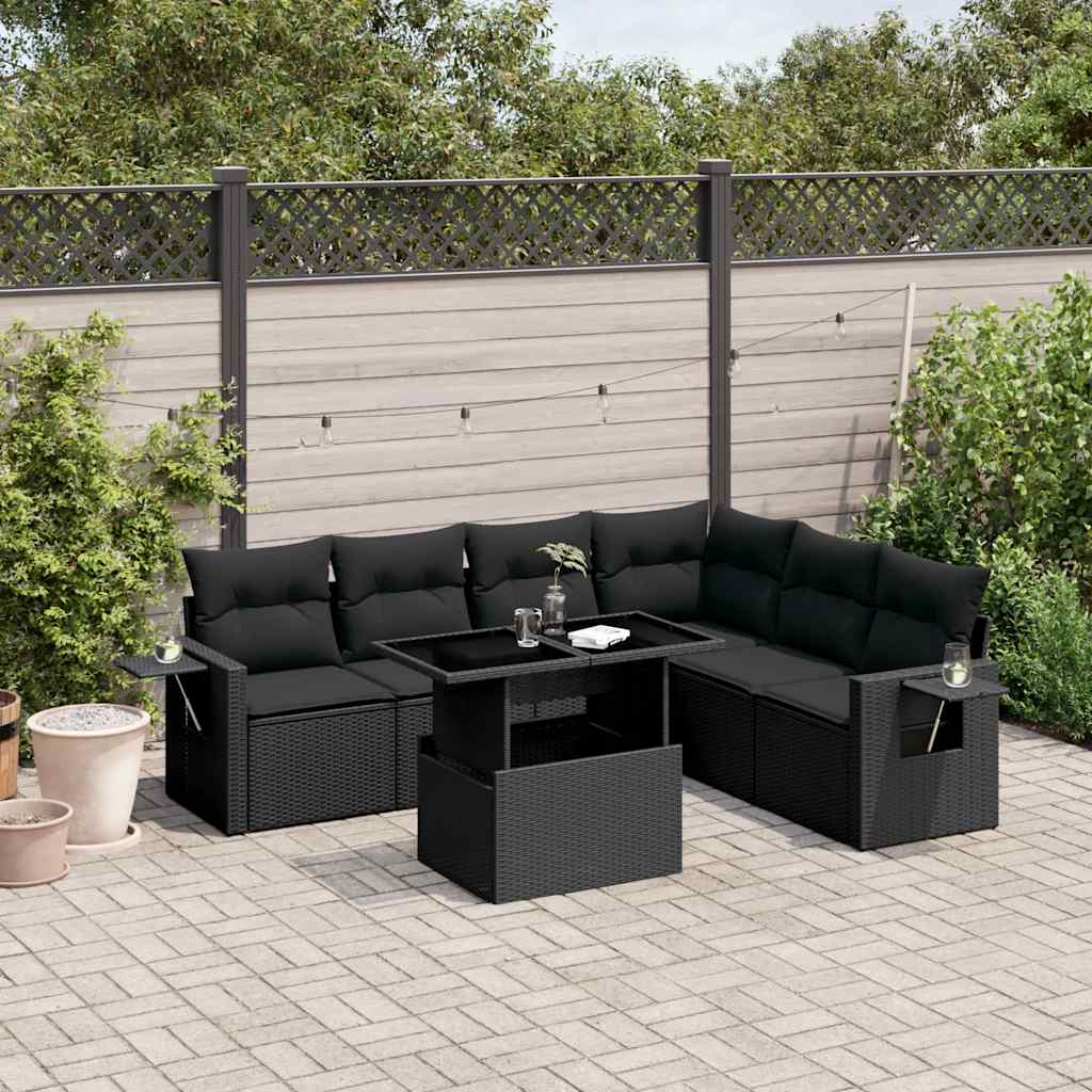 Sofasæt Til Haven 7 Dele Med Hynder Polyrattan - Variant 3267925