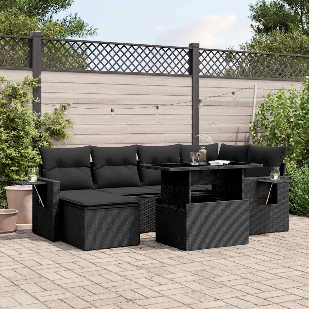 Sofasæt Til Haven 7 Dele Med Hynder Polyrattan - Variant 3268045