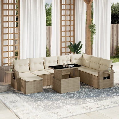 Sofasæt Til Haven 9 Dele Med Hynder Polyrattan - Variant 3268098