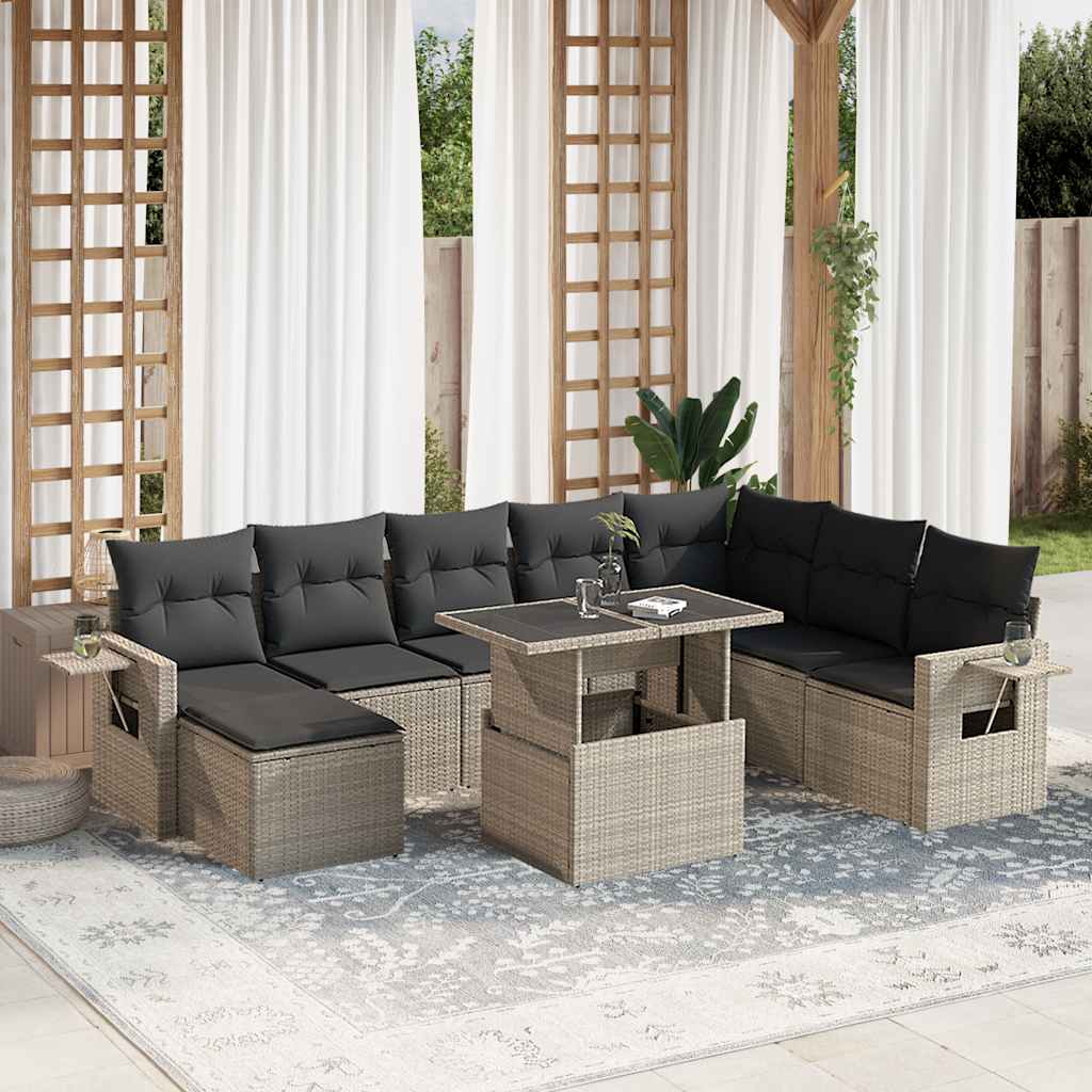 Sofasæt Til Haven 9 Dele Med Hynder Polyrattan - Variant 3268102