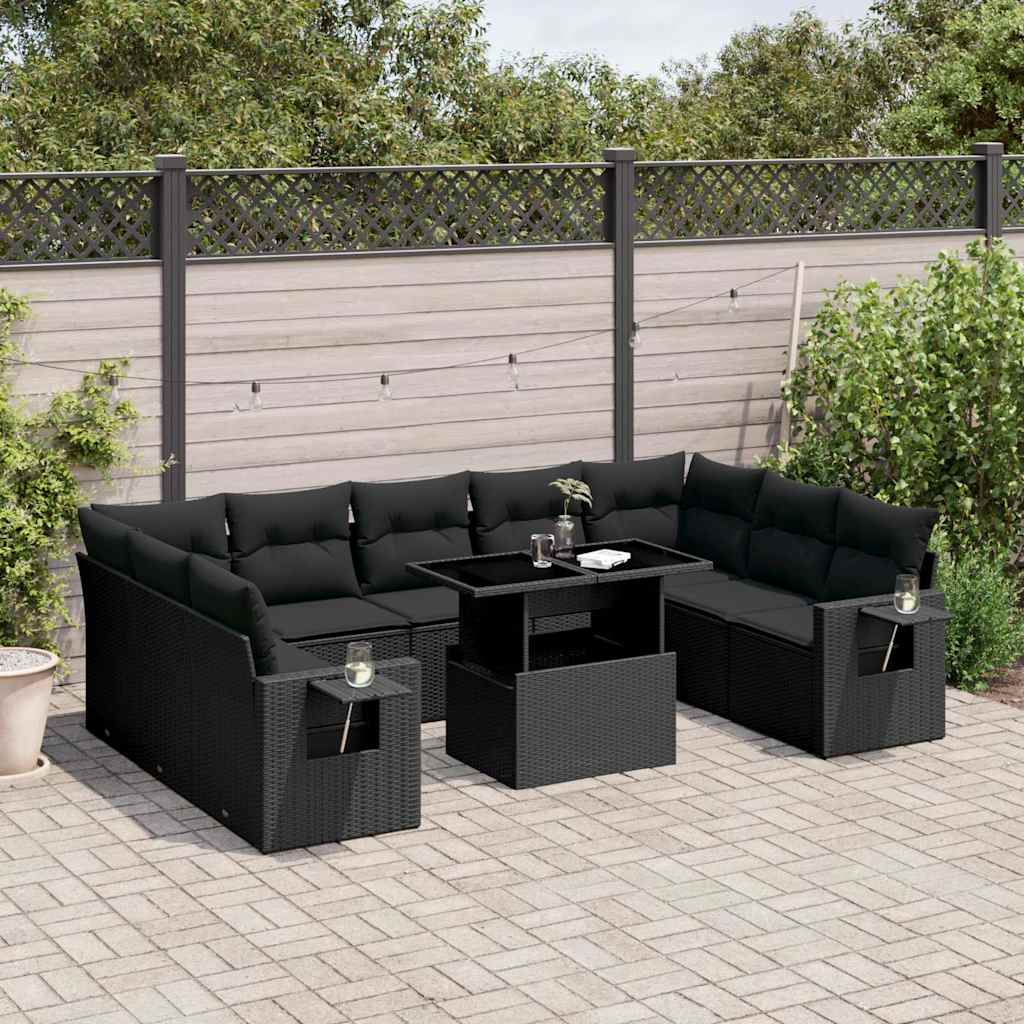 Sofasæt Til Haven 10 Dele Med Hynder Polyrattan - Variant 3268105