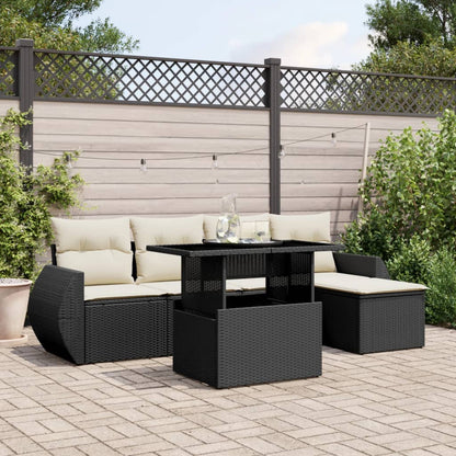 Sofasæt Til Haven 6 Dele Med Hynder Polyrattan - Variant 3268496