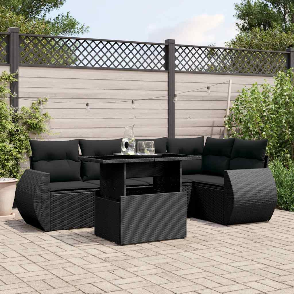 Sofasæt Til Haven 6 Dele Med Hynder Polyrattan - Variant 3268515