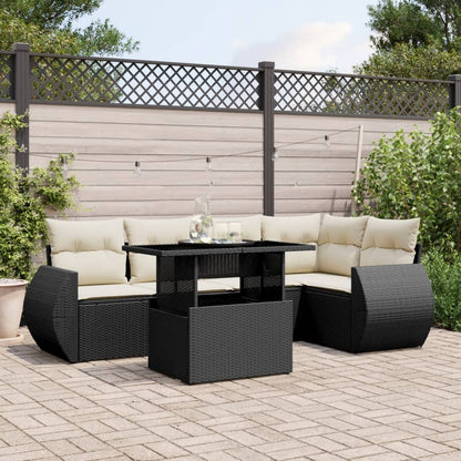 Sofasæt Til Haven 6 Dele Med Hynder Polyrattan - Variant 3268516