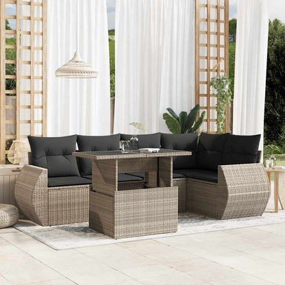 Sofasæt Til Haven 6 Dele Med Hynder Polyrattan - Variant 3268522