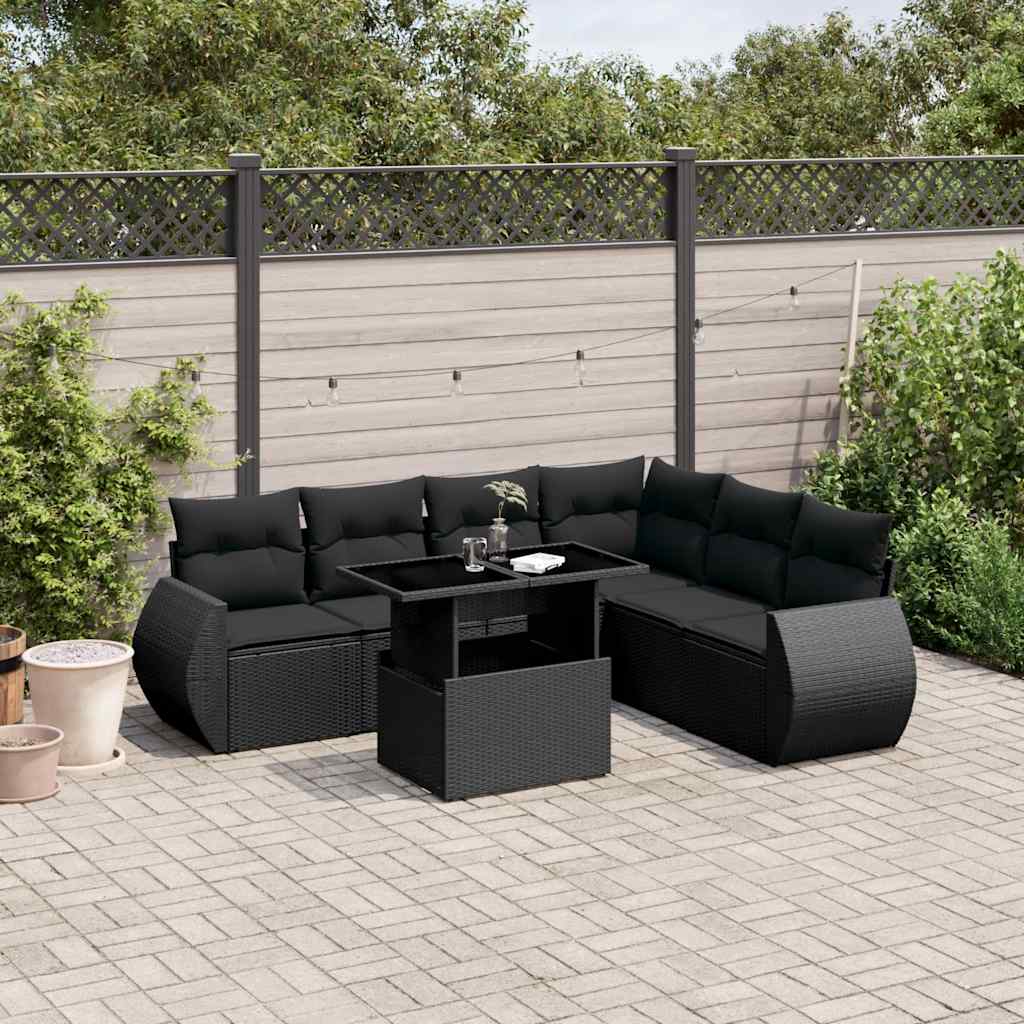 Sofasæt Til Haven 7 Dele Med Hynder Polyrattan - Variant 3268555