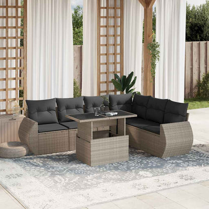 Sofasæt Til Haven 7 Dele Med Hynder Polyrattan - Variant 3268562