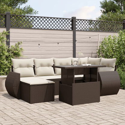 Sofasæt Til Haven 7 Dele Med Hynder Polyrattan - Variant 3268683