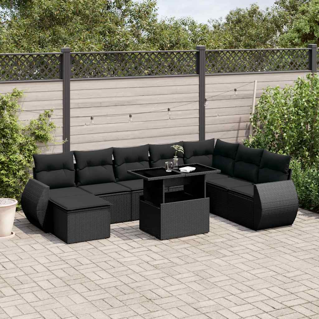 Sofasæt Til Haven 9 Dele Med Hynder Polyrattan - Variant 3268725