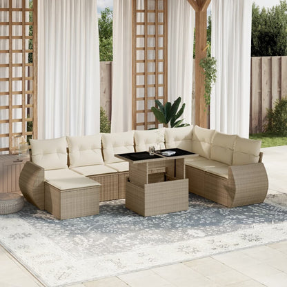 Sofasæt Til Haven 9 Dele Med Hynder Polyrattan - Variant 3268728