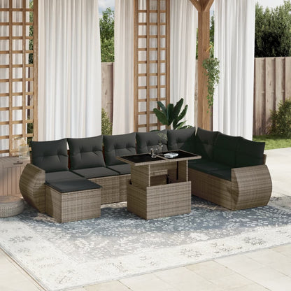 Sofasæt Til Haven 9 Dele Med Hynder Polyrattan - Variant 3268730