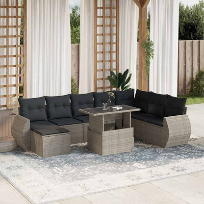Sofasæt Til Haven 9 Dele Med Hynder Polyrattan - Variant 3268732