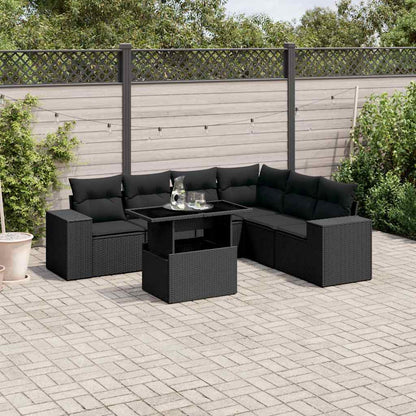 Sofasæt Til Haven 7 Dele Med Hynder Polyrattan - Variant 3269185