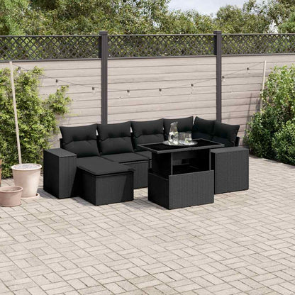 Sofasæt Til Haven 7 Dele Med Hynder Polyrattan - Variant 3269305