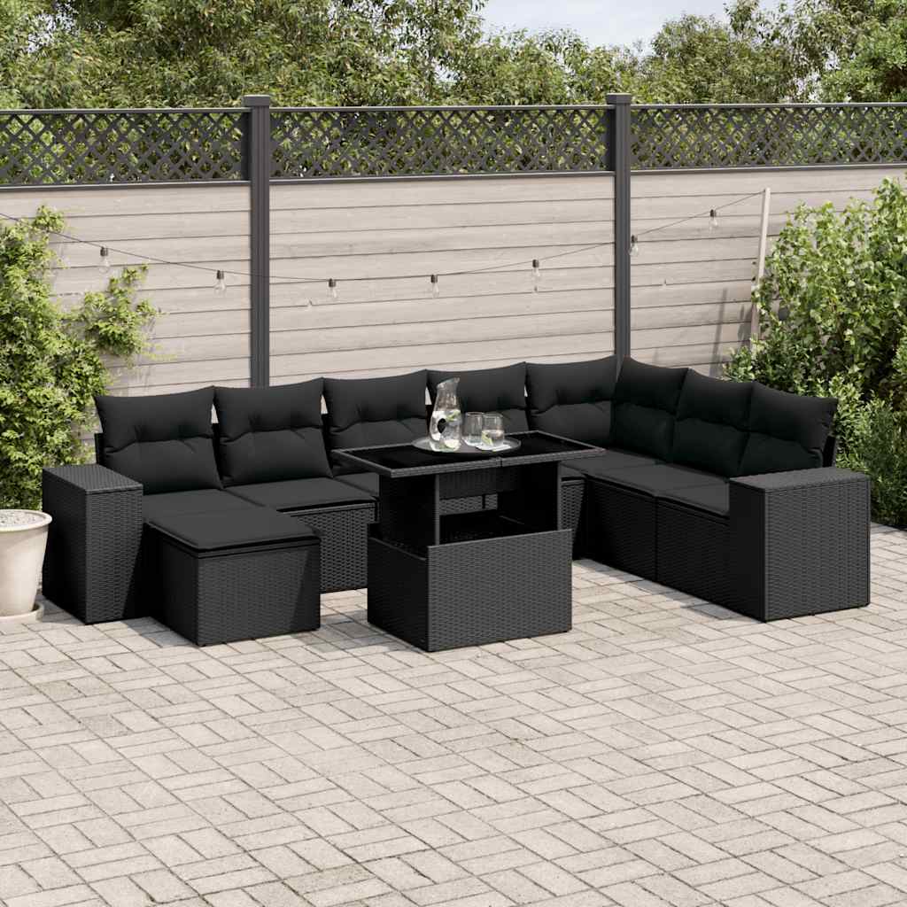 Sofasæt Til Haven 9 Dele Med Hynder Polyrattan - Variant 3269355