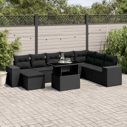 Sofasæt Til Haven 9 Dele Med Hynder Polyrattan - Variant 3269355
