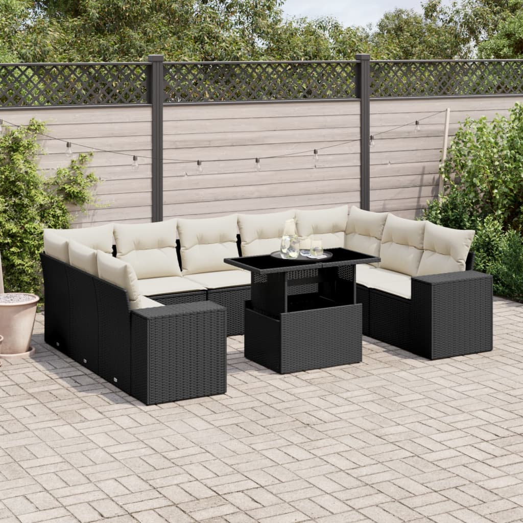 Sofasæt Til Haven 10 Dele Med Hynder Polyrattan - Variant 3269366