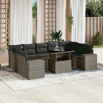 Sofasæt Til Haven 10 Dele Med Hynder Polyrattan - Variant 3269370