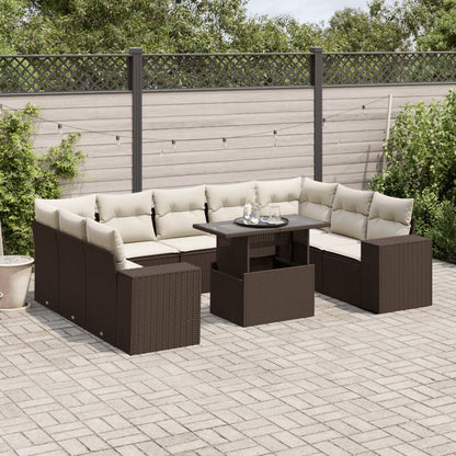 Sofasæt Til Haven 10 Dele Med Hynder Polyrattan - Variant 3269373