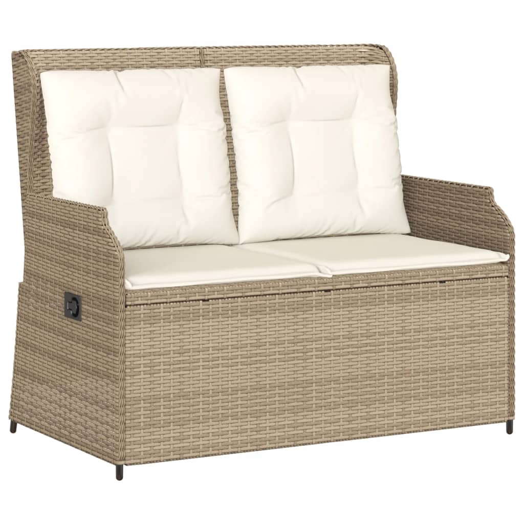 Loungesæt Til Haven 3 Dele Med Hynder Polyrattan - Billede 3