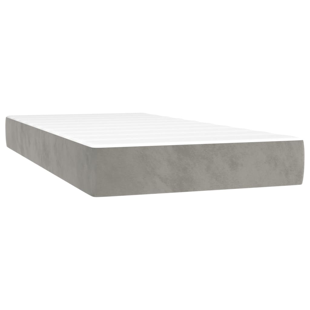 Kontinentalseng Med Madras 120x190 Velour - Billede 5