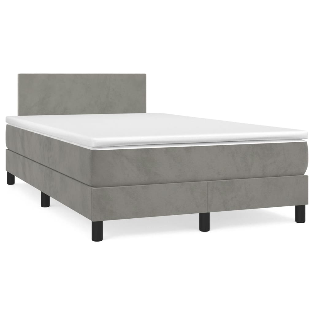 Kontinentalseng Med Madras 120x190 Velour - Hovedbillede