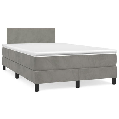 Kontinentalseng Med Madras 120x190 Velour - Hovedbillede